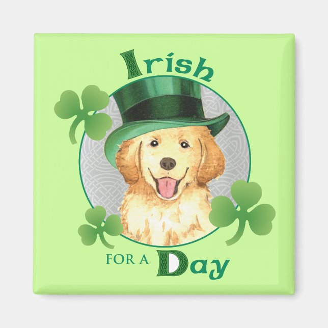 St. Patrick's Day Golden Magnet (Front)