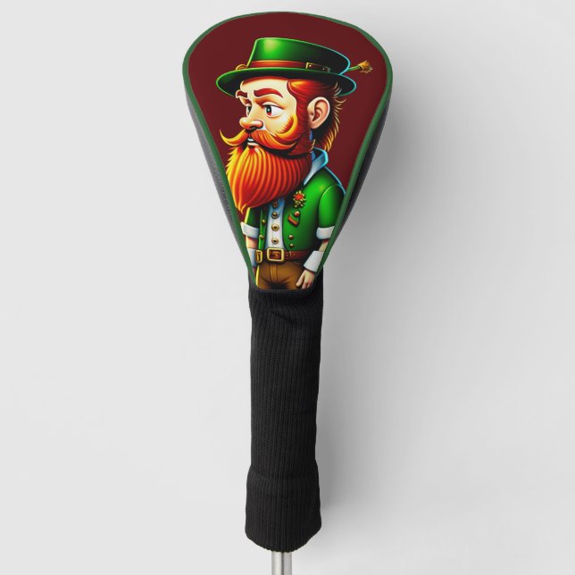 St Patrick's Day Golf Driver Head Cover (Front)