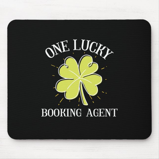 St Patricks Day Graphic For A Booking Agent One Lu Mouse Mat (Front)
