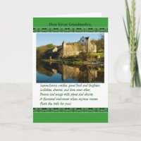 St. Patrick's Day Great Grandmother, Poem, Castle