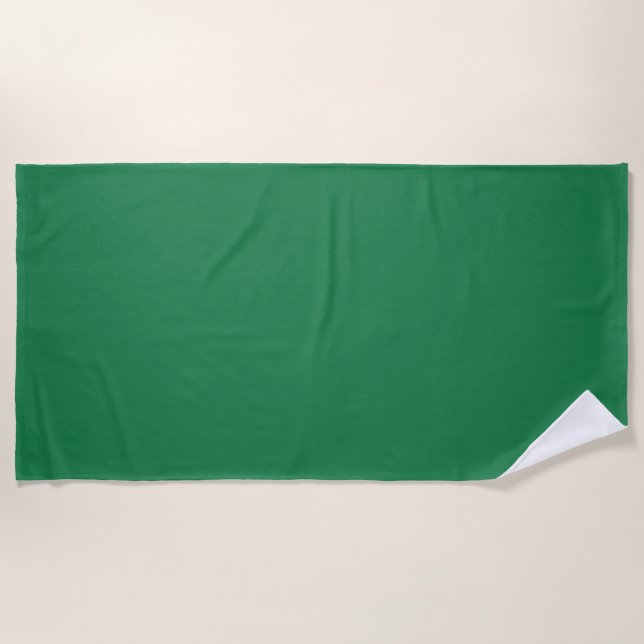 St Patricks Day Green Beach Towel (Front)