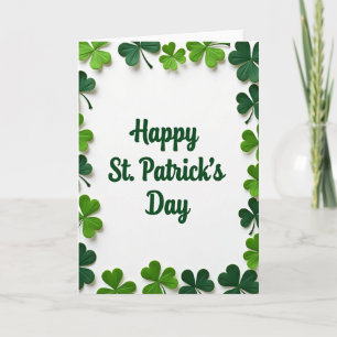 St Patricks Day Green Card