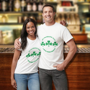 St Patricks Day Green Roots Shamrock T-Shirt