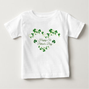 St. Patrick's Day Green Shamrock Vine Irish Party Baby T-Shirt
