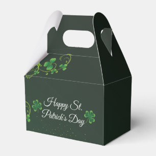St. Patrick's Day Green Shamrock Vine Irish Party  Favour Box