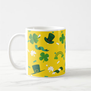 St Patrick's Day Green shamrocks shenanigans Coffee Mug