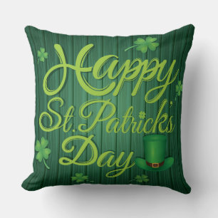 St Patrick's Day/ Green Stripe Pillow
