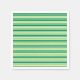 St. Patrick's Day Green Stripes Pattern-54608 Napkin