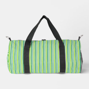 St. Patrick's Day Green Stripes Pattern-54610 Duffle Bag