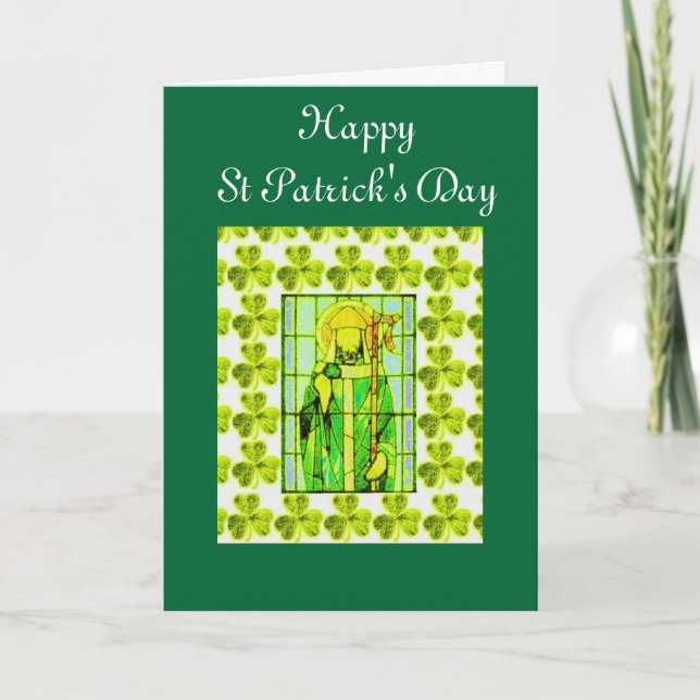 St Patricks Day greeting card (Front)