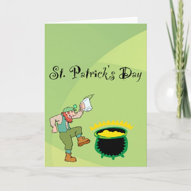 St. Patrick's Day Greeting Card (Front)