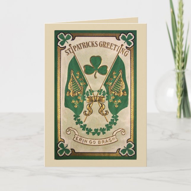 St. Patricks Day Greeting Card (Front)