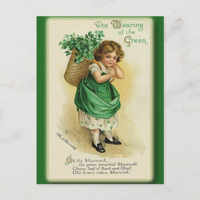 St. Patrick's Day Greeting Cards and Postcards (Front)