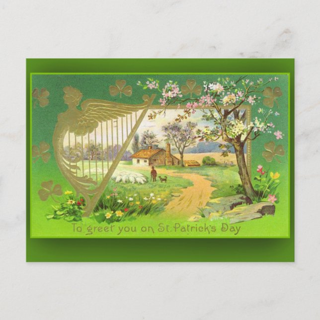 St. Patrick's Day Greeting Cards and Postcards (Front)