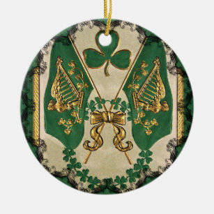 St. Patricks Day Greeting Ornament