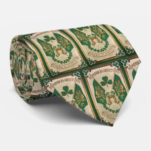 St. Patricks Day Greeting Tie