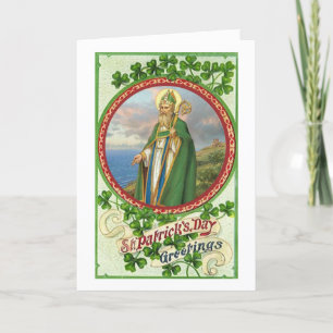 St. Patrick's Day Greetings Religious Card