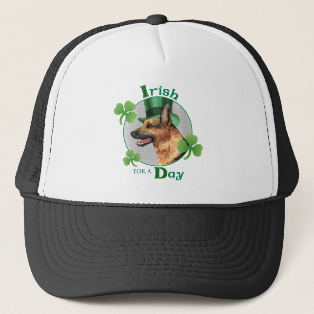St. Patrick's Day GSD Trucker Hat (Front)