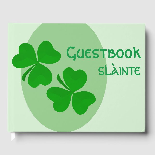 St patricks day guestbook (Front)