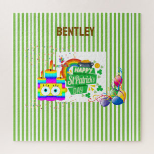 St. Patrick's Day Happy Birthday Jigsaw Puzzle