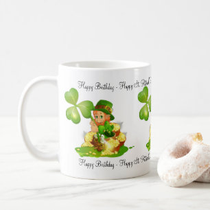 St. Patrick's Day Happy Birthday Mug 