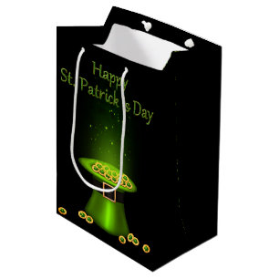 St. Patrick's Day Hat Coins Medium Gift Bag