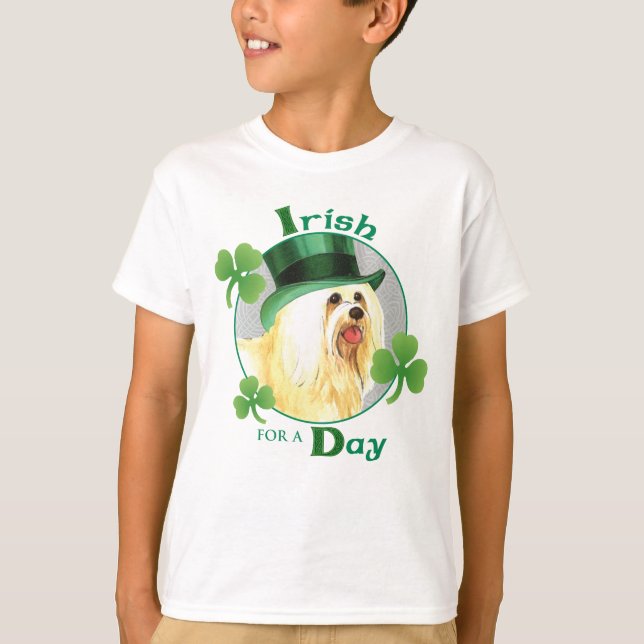 St. Patrick's Day Havanese T-Shirt (Front)