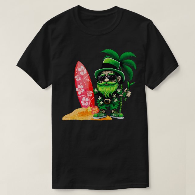 St Patricks Day Hawaiian T-Shirt (Design Front)