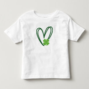 St. Patrick's Day Heart Design T-shirt