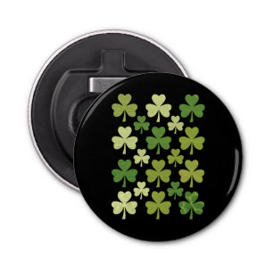 St Patrick's Day Heart Lucky Clover Shamrock  Bottle Opener