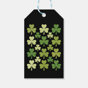 St Patrick's Day Heart Lucky Clover Shamrock  Gift Tags