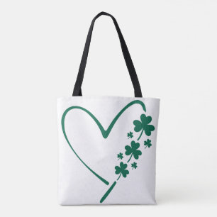 St Patricks Day Heart Tote Bag
