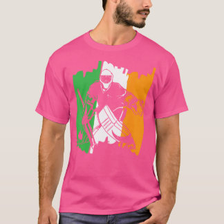 St Patricks Day Hockey For Irish Family Goalie T-Shirt