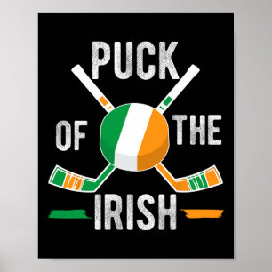 St Patricks Day Hockey Gift For Family Of Ice Hock Poster