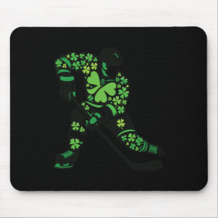 St Patricks Day Hockey Player - Shamrock Spirit Sp Mouse Mat