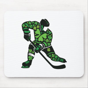 St Patricks Day Hockey Player - Shamrock Spirit Sp Mouse Mat