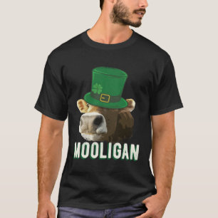 St Patricks Day Hooligan Mooligan Cow St Paddy Par T-Shirt