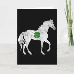 St Patrick's Day Horse Lover Card