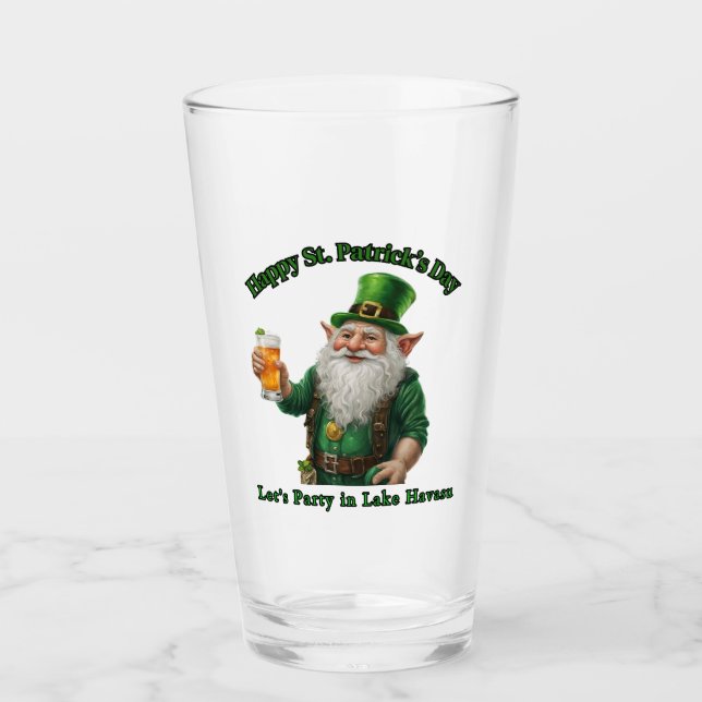 St. Patrick's Day in Lake Havasu, Az. Glass (Front)