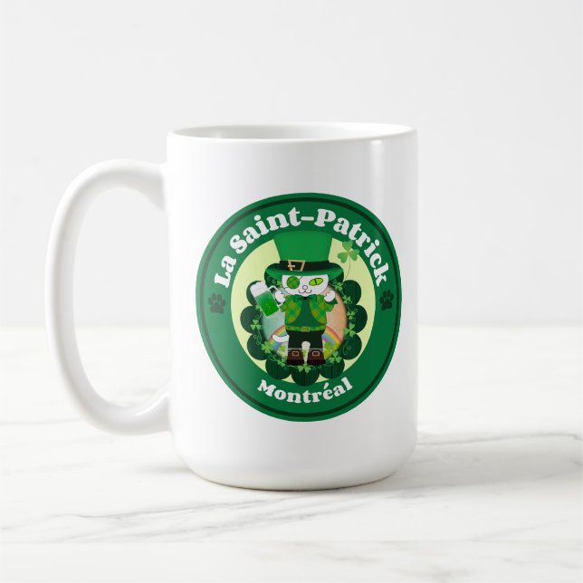 St. Patrick's Day in Montreal Coffee Mug (Left)