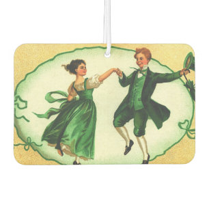 "St. Patrick's Day in the Morning."  Vintage Card Car Air Freshener