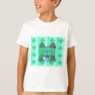 St. Patrick's day Inspirational Fun Pattern Design T-Shirt