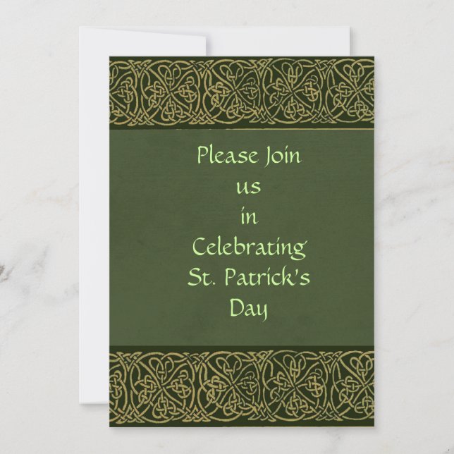 St Patricks Day Invite (Front)