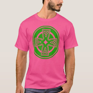 St Patrick's Day Ireland Irish Celtic Cross Design T-Shirt