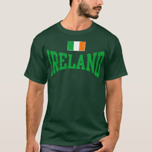 St Patricks Day Ireland Irish Flag Distressed T-Shirt