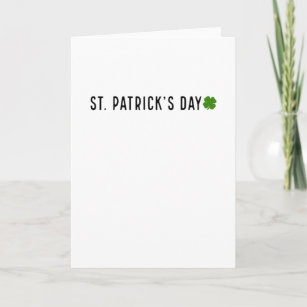 St. Patrick's Day Ireland Irishman Funny Card