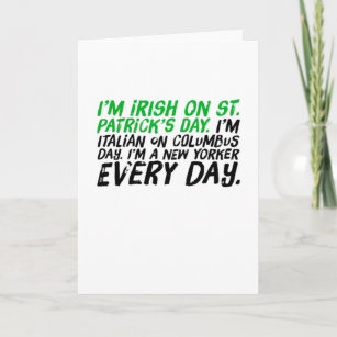 St. Patrick's Day Ireland Irishman Funny Card