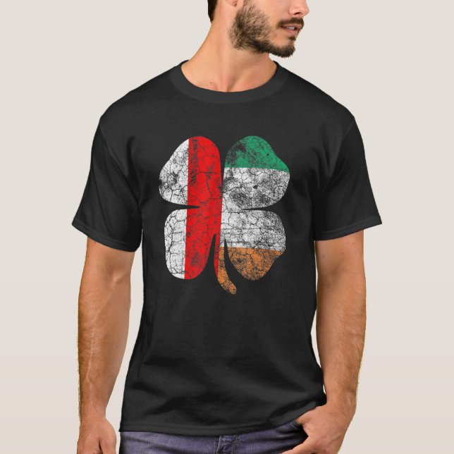 St Patricks Day Ireland Polish Flag Poland Irish S T-Shirt (Front)