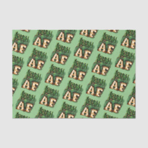 St. Patrick's Day Irish AF Irish Marquee Lights Tissue Paper