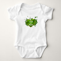 St. Patrick's Day Irish at Heart Baby Bodysuit